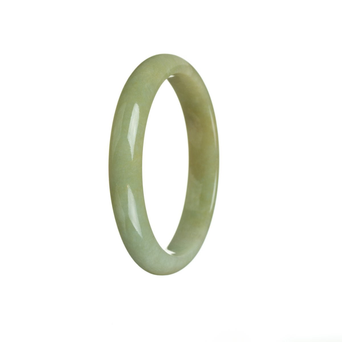 56mm Grade A Jadeite Jade Bangle - MAYS