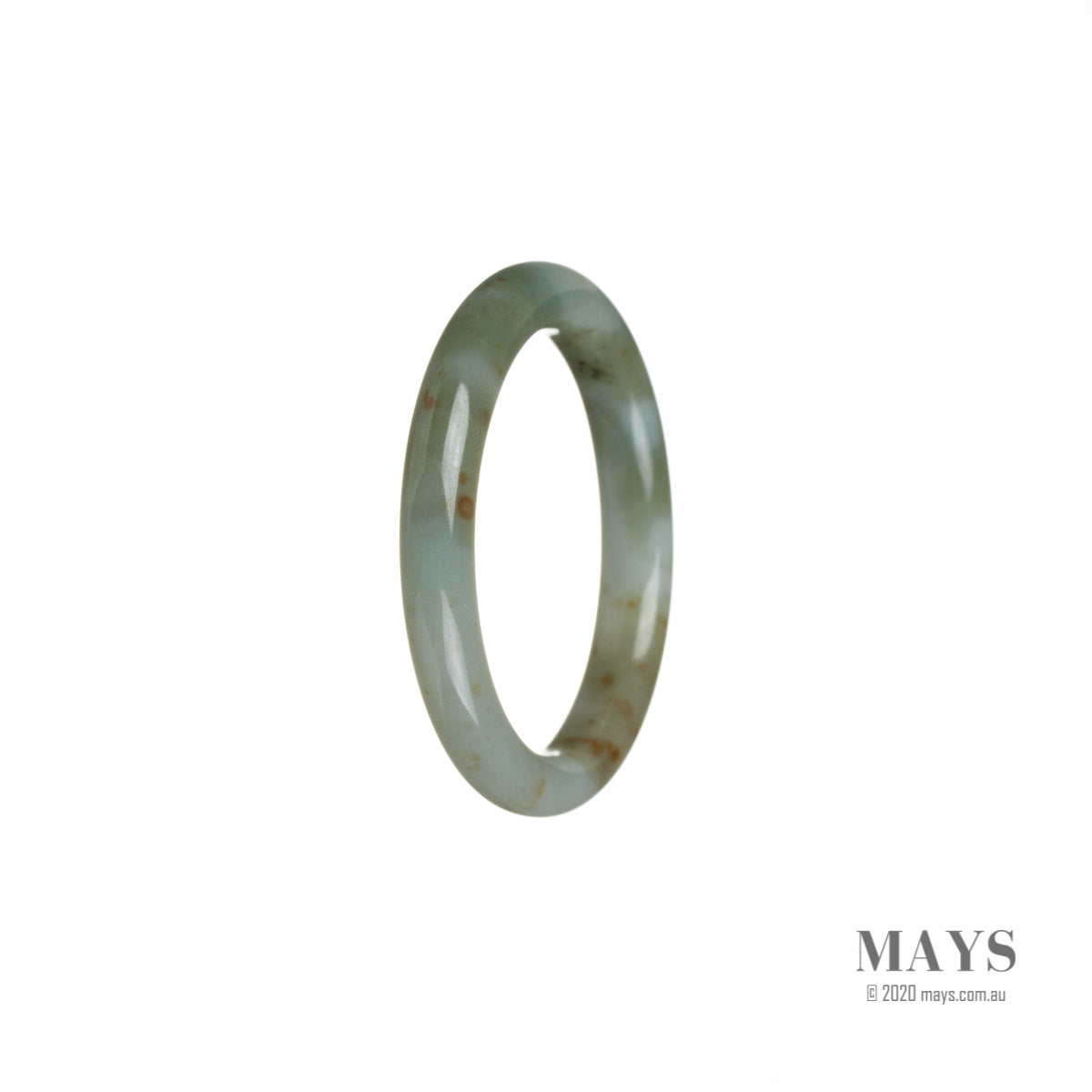 41mm Grade A Jadeite Jade Bangle - MAYS