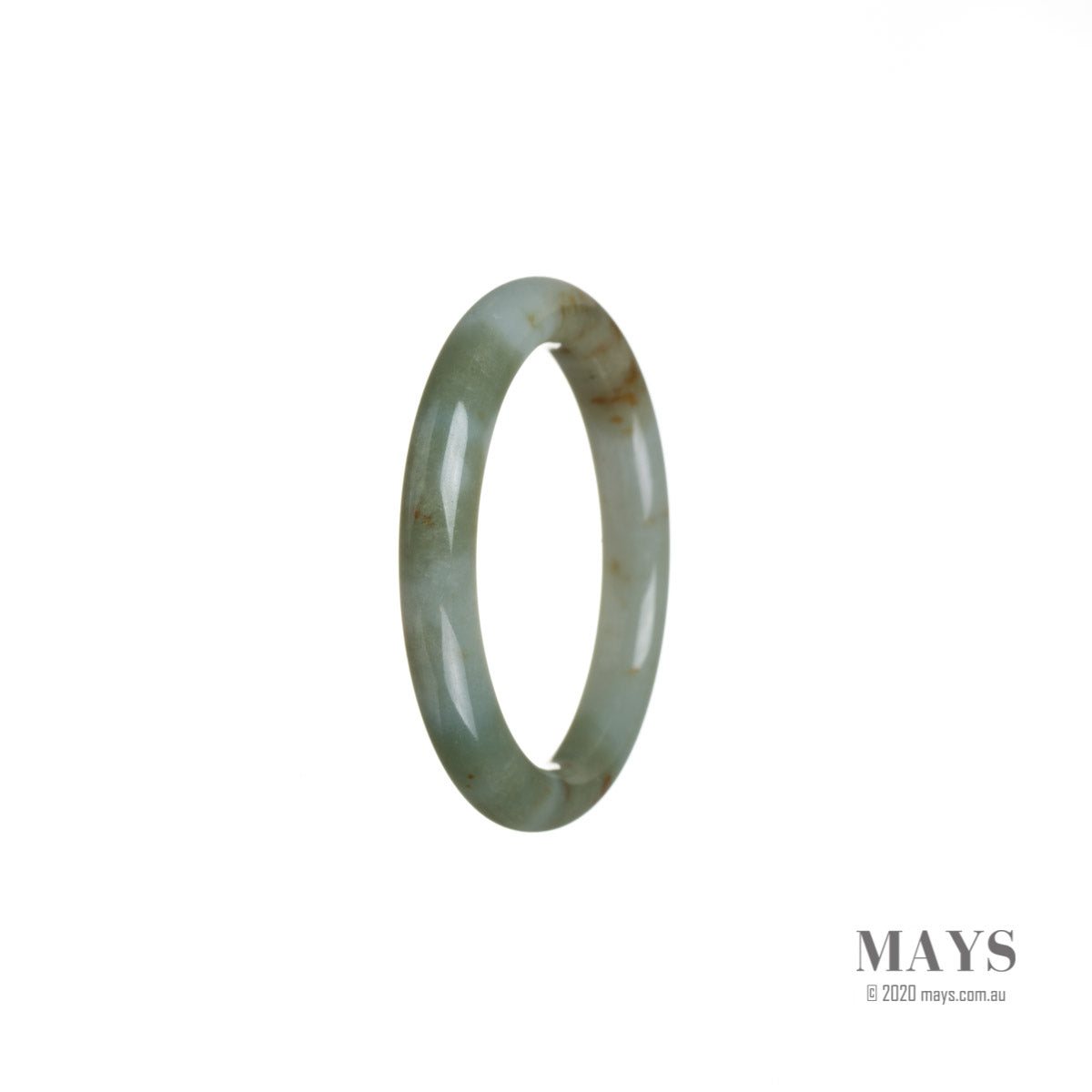 A small green jadeite bangle bracelet, perfect for a child, with a genuine and untreated stone.