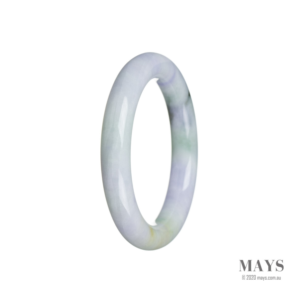 51mm Grade A Jadeite Jade Bangle - MAYS