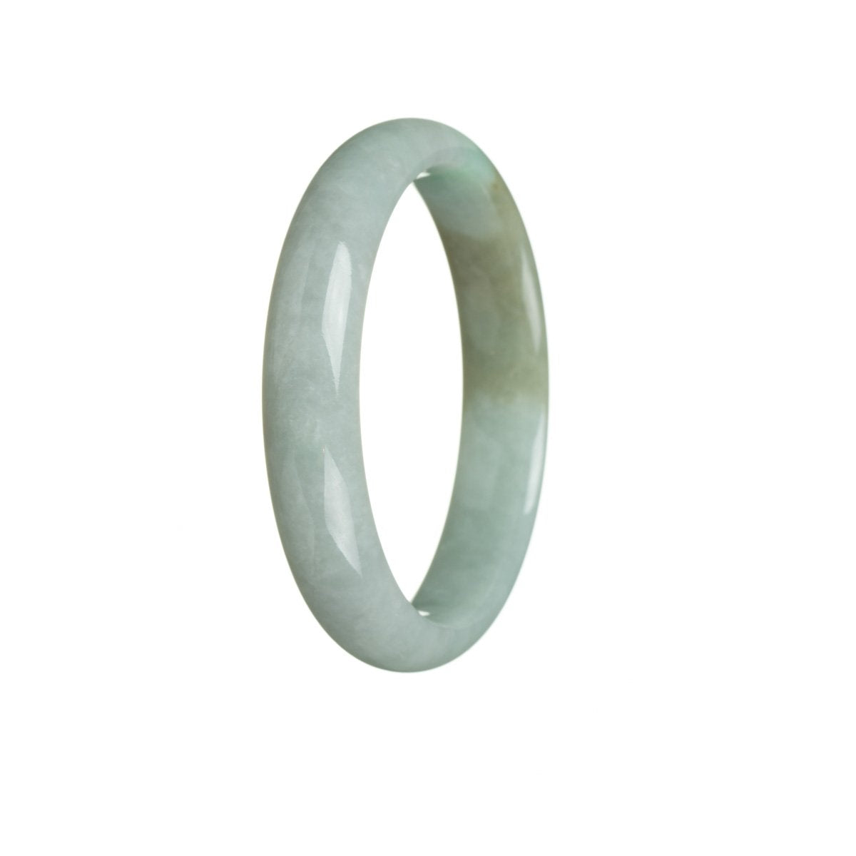 56mm Grade A Jadeite Jade Bangle - MAYS