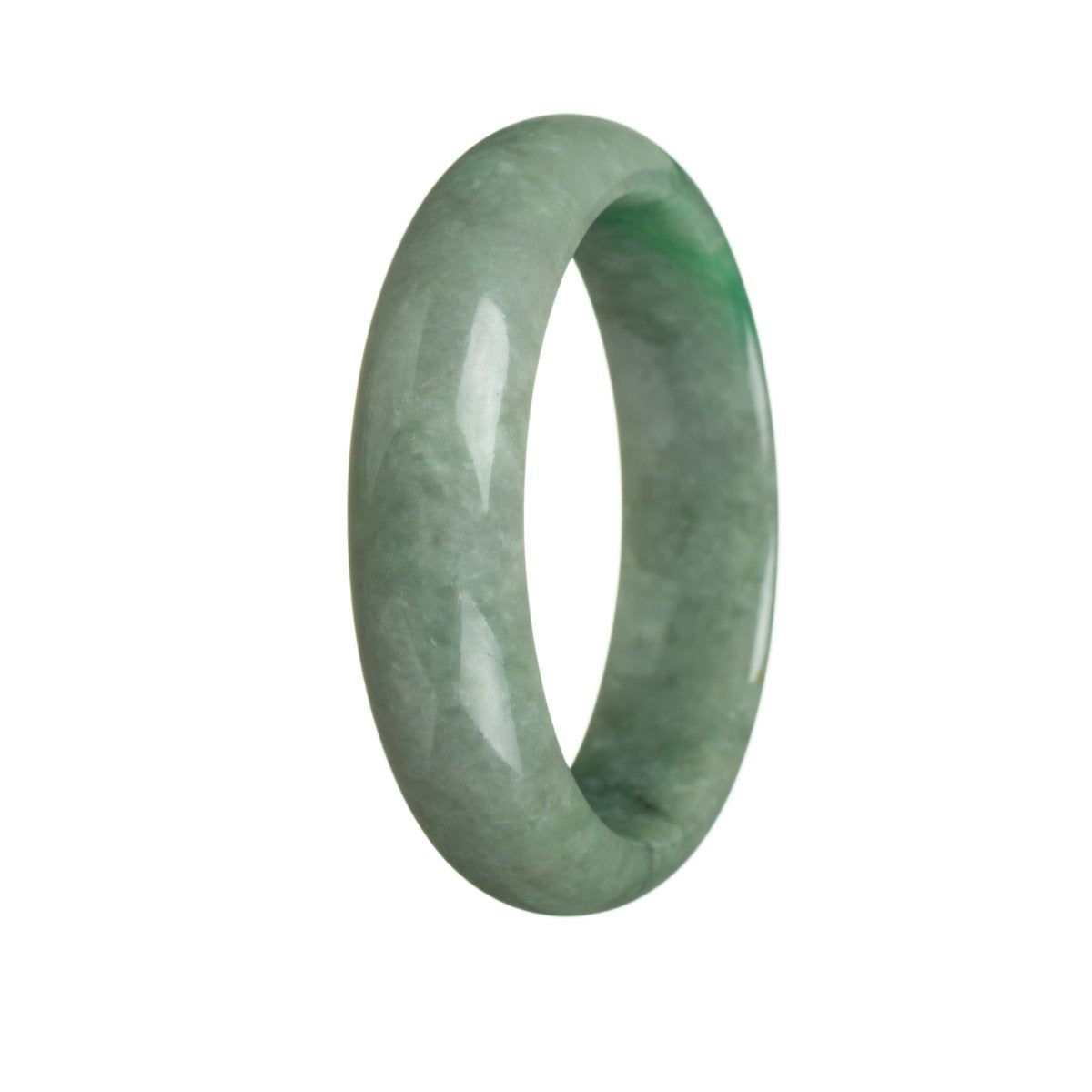 62mm Grade A Jadeite Jade Bangle - MAYS