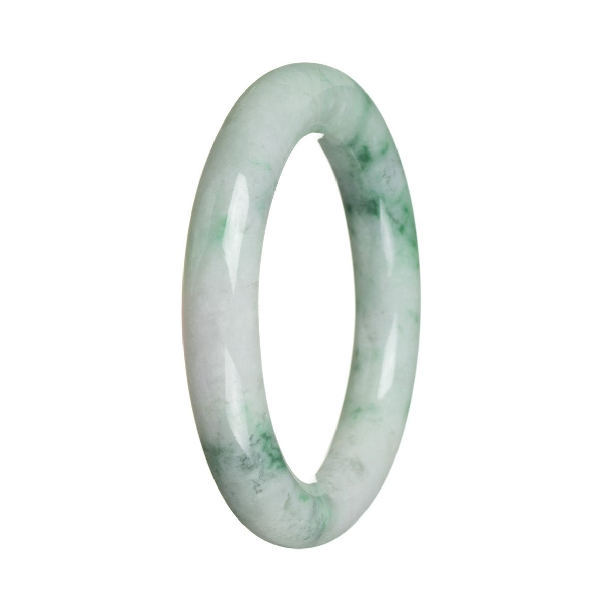 56mm Grade A Jadeite Jade Bangle - MAYS