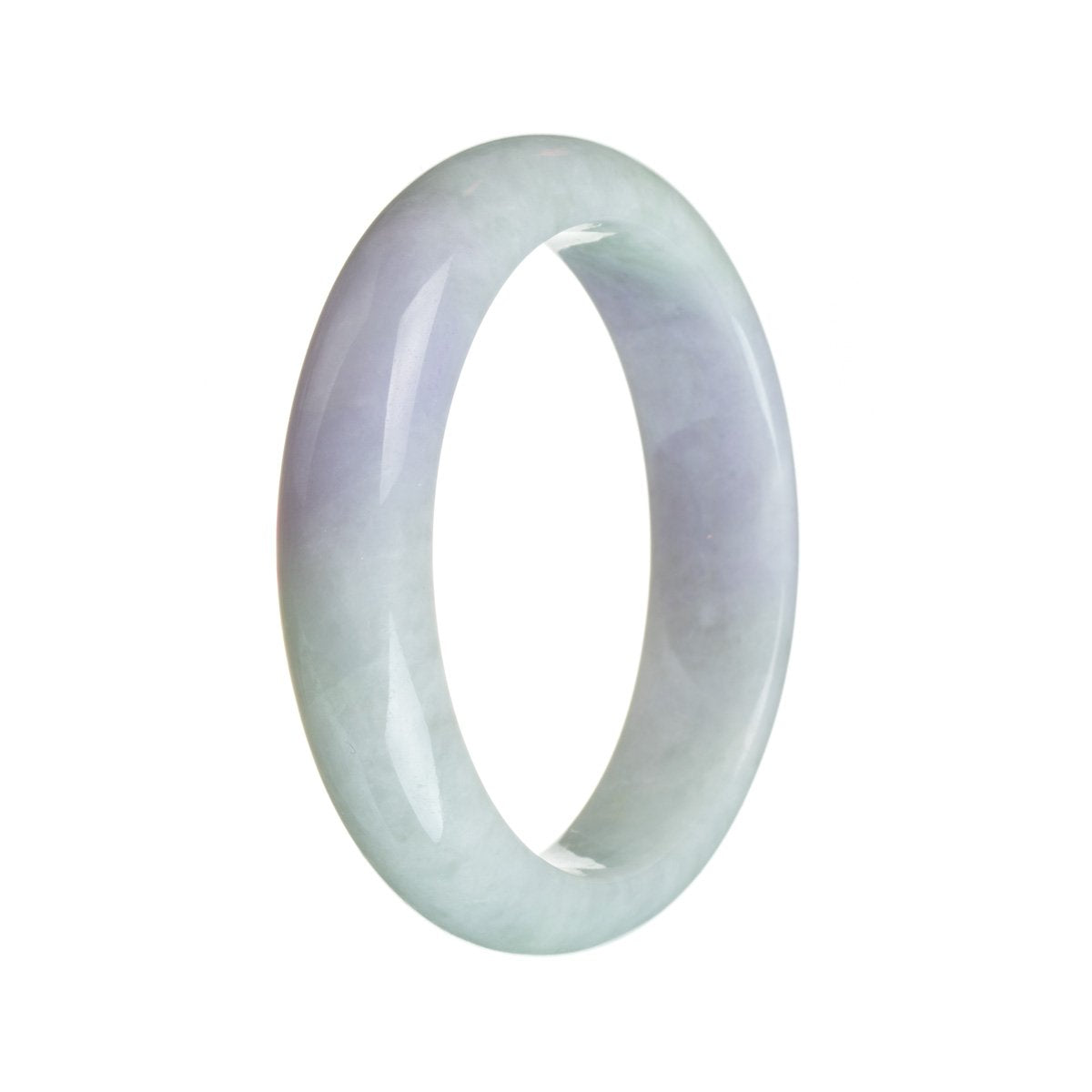 58mm Grade A Jadeite Jade Bangle - MAYS