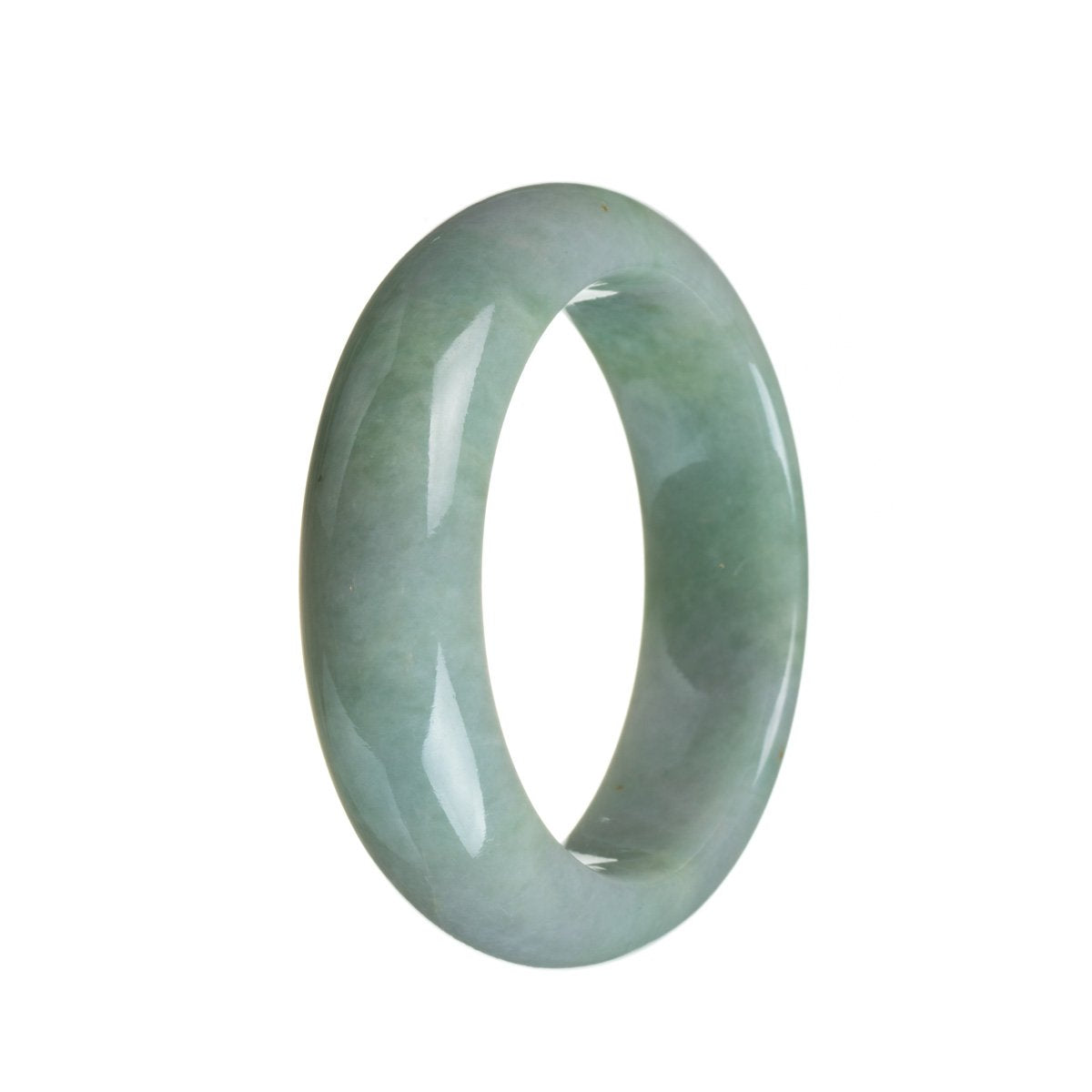 53mm Grade A Jadeite Jade Bangle - MAYS