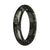 A high-quality black Burmese Jade bangle with yellow patches, in a 62mm half moon shape. Perfect accessory for a stylish and elegant look.