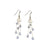 Lavender Jade Gold Drop Earrings