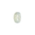 Certified White with Light Green Burmese Jade Band - Size N