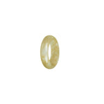 Genuine White with Brown Burma Jade Band - Size L 1/2
