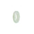 Certified White with Green Jadeite Jade Ring  - Size R 1/2