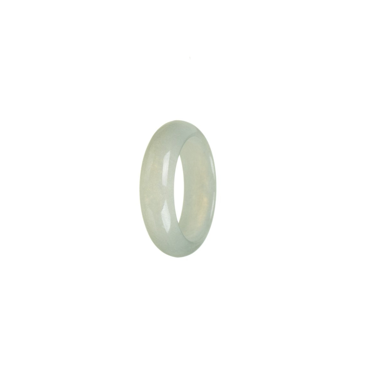 Certified Pale Green Jadeite Jade Ring- Size R