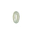 Certified Pale Green Jadeite Jade Ring  - Size R