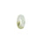 Real White with Olive Jade Ring  - Size N