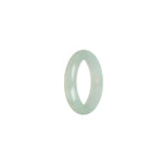 Genuine White Burma Jade Band - Size T