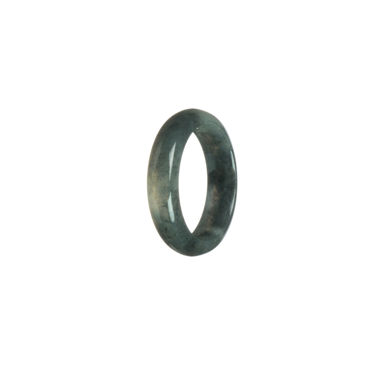 Certified Olive Green with dark grey Jade Band - Size S