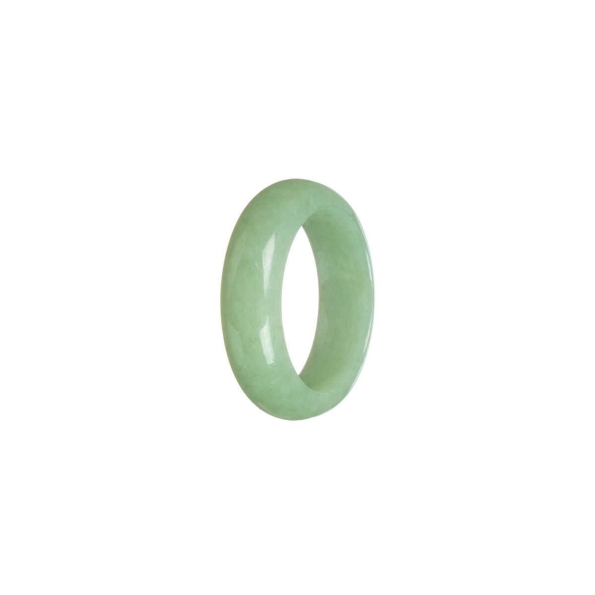 Authentic Green Burma Jade Band - Size S