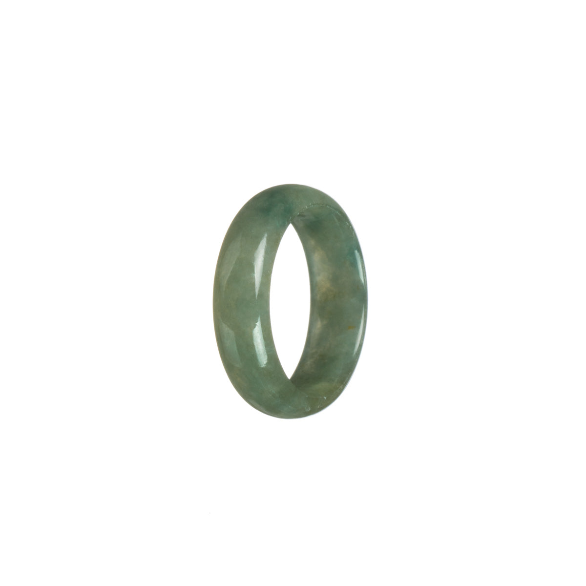 Authentic Olive Jade Band - Size S 1/2