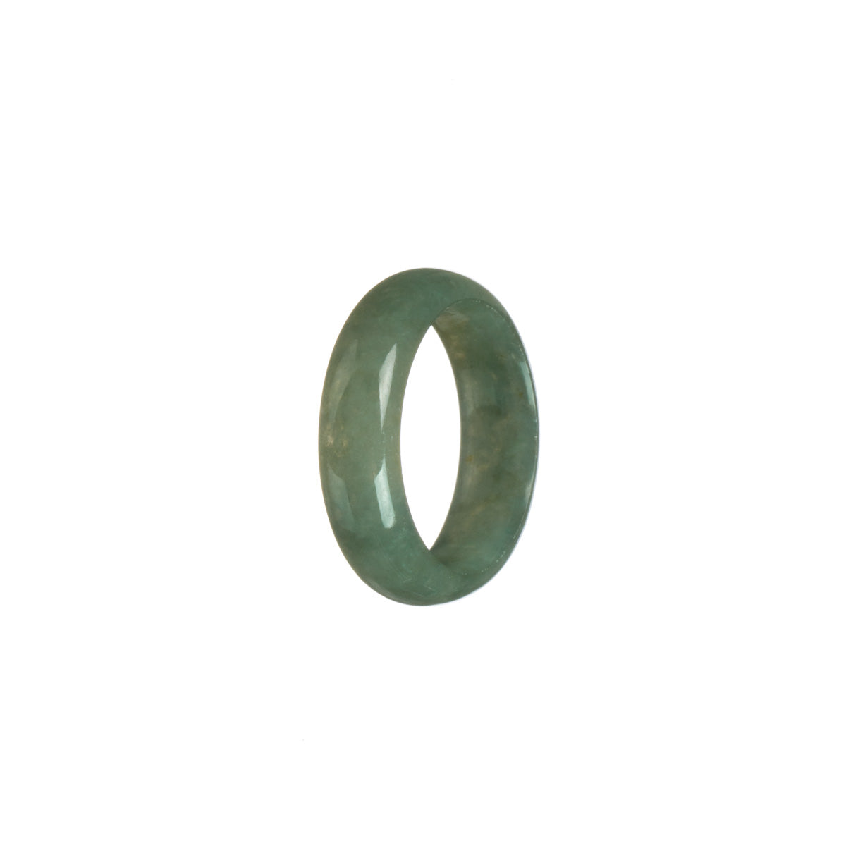 Authentic Olive Jade Band - Size S 1/2