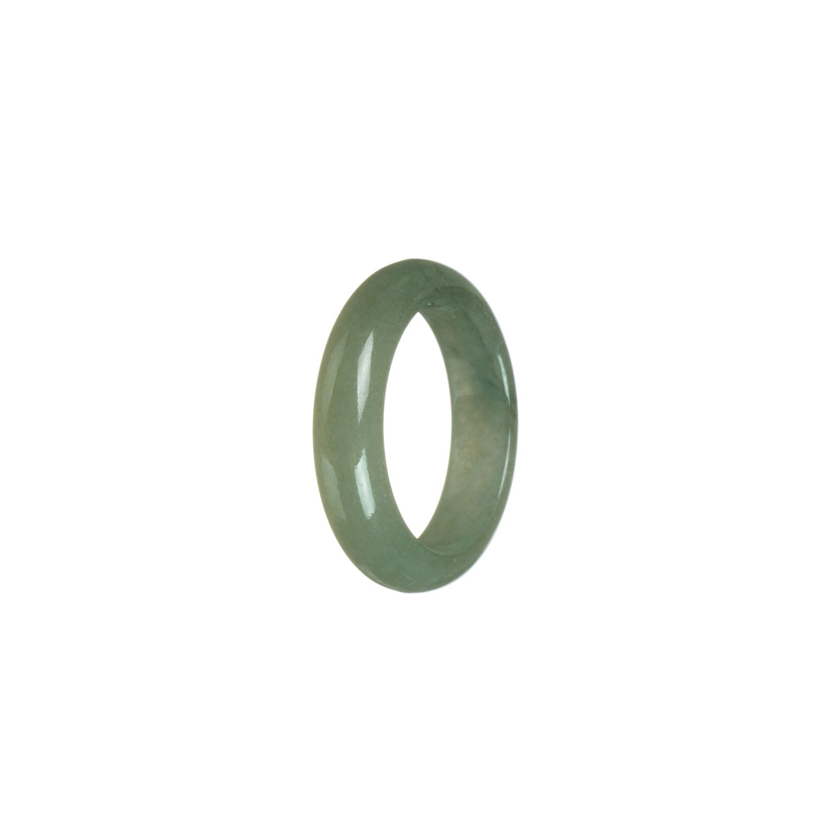 Real Olive Jade Ring- Size R 1/2