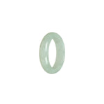 Real Pale Green Burmese Jade Band - Size T