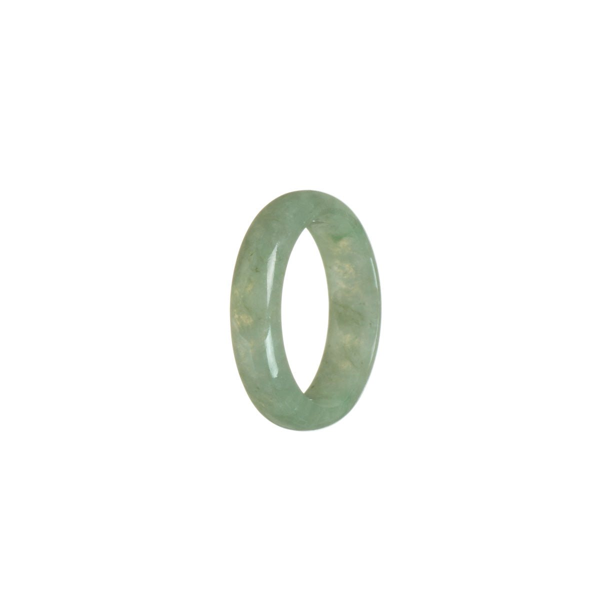Real Green Jade Band - Size S 1/2