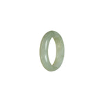 Real Pale green Burmese Jade Ring- Size S