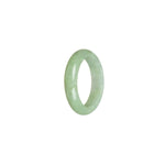 Genuine Light green Burmese Jade Ring - Size S 1/2