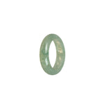 Real Icy greyish green Jadeite Jade Ring- Size T