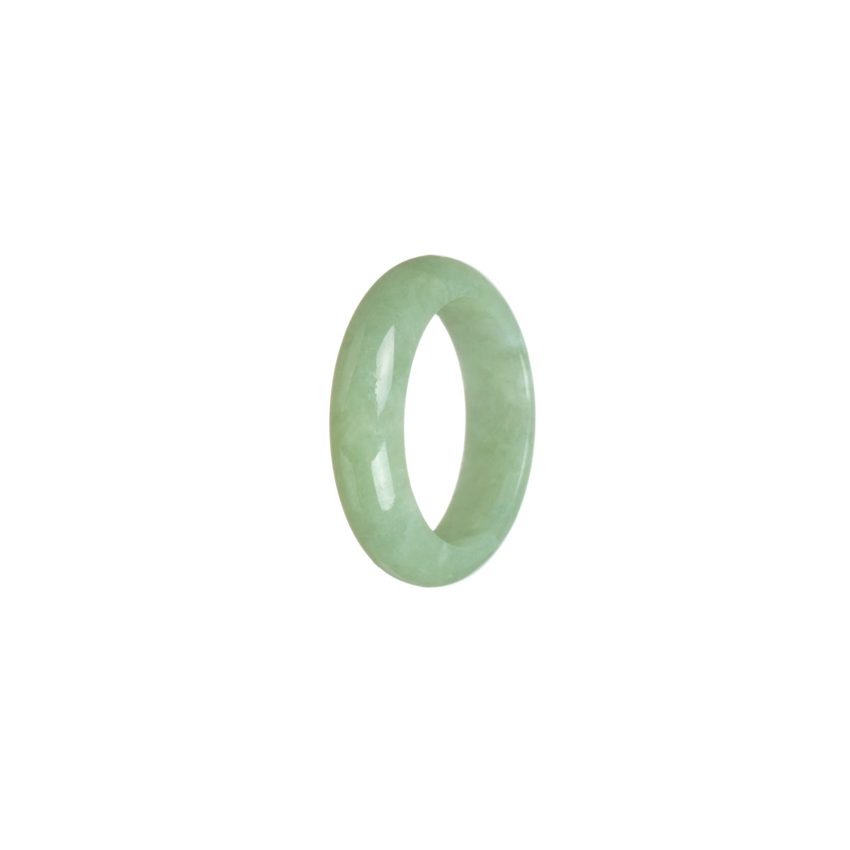 Real Green Jade Ring- Size R