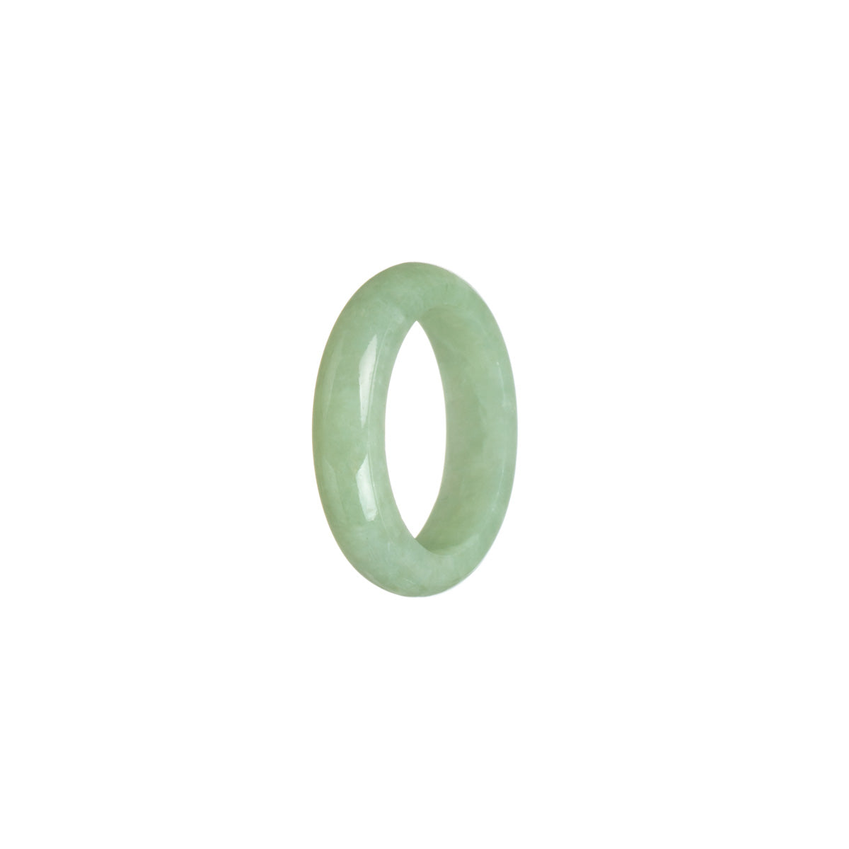 Real Green Jade Ring- Size R