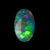 0.61ct Blue Green Solid Opal from Australia