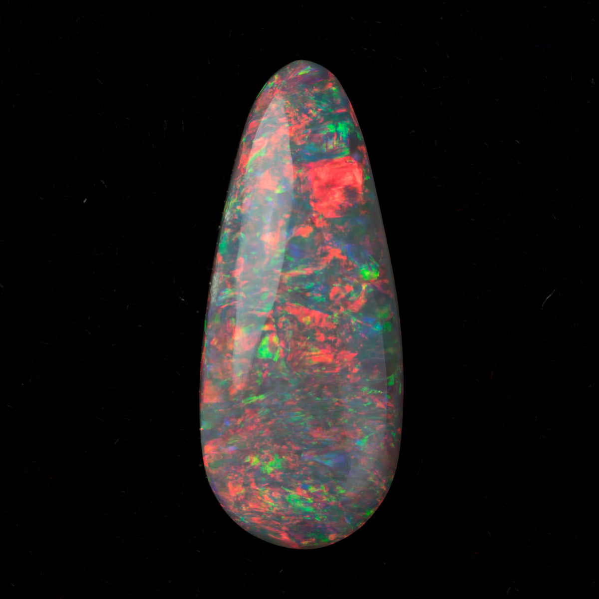 1.60ct Natural Solid Opal with Elongated Cabochon Shape