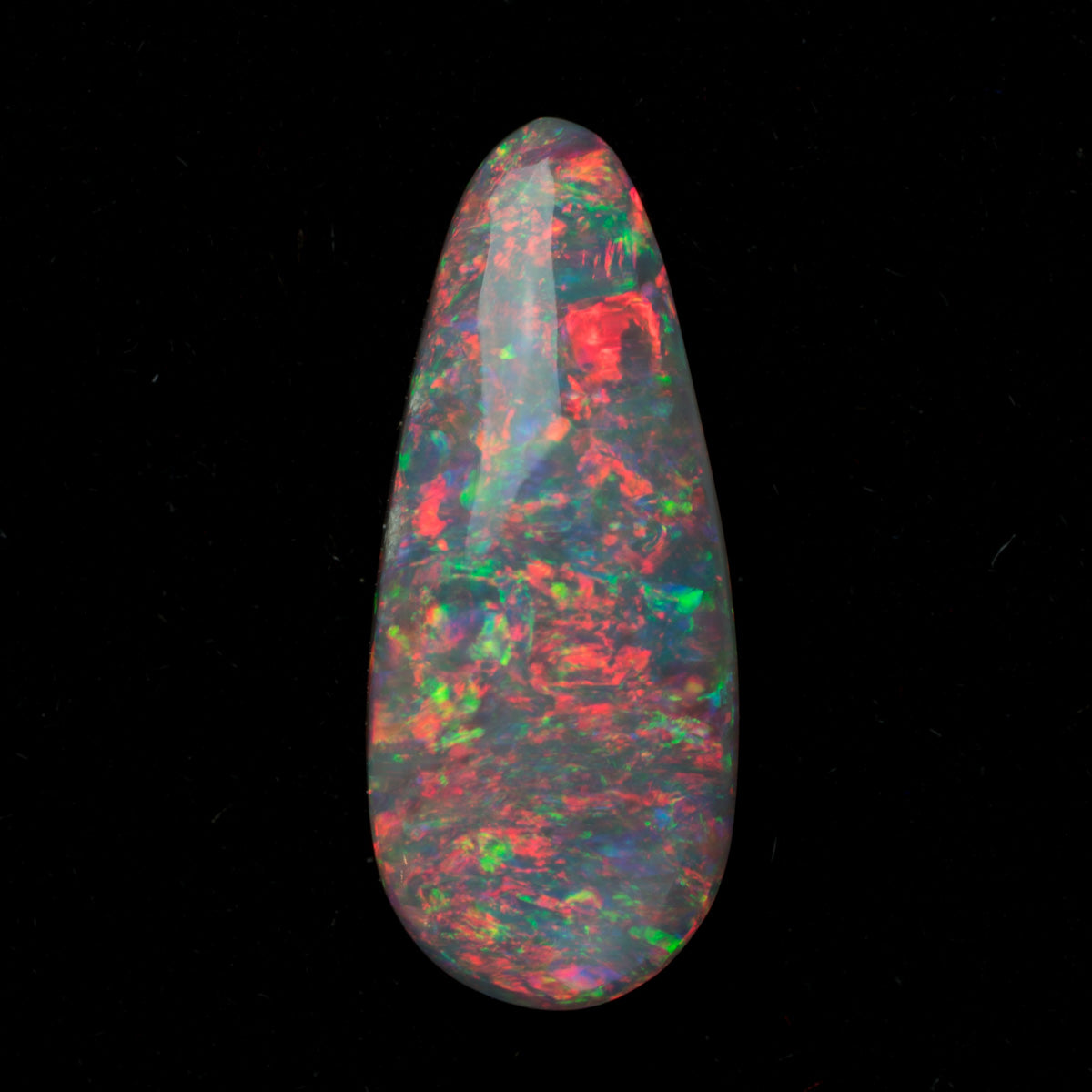 1.60ct Natural Solid Opal with Elongated Cabochon Shape