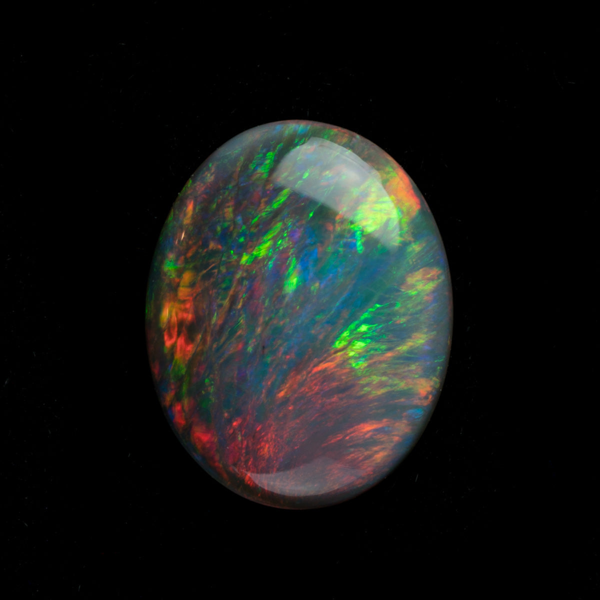 0.78ct Solid Black Opal from Australia