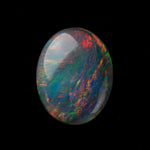 0.78ct Solid Black Opal from Australia