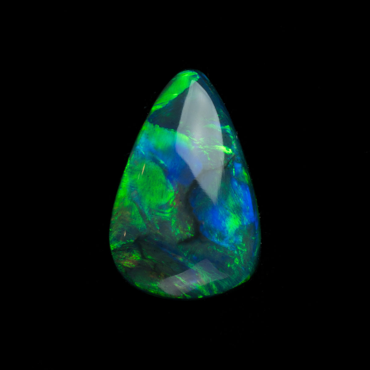 0.79ct Lighting Ridge Australian Solid Black Opal