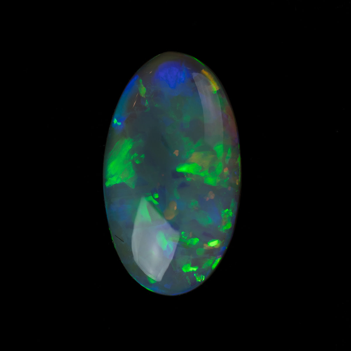 1.30ct Lighting Ridge Australian Solid Black Opal