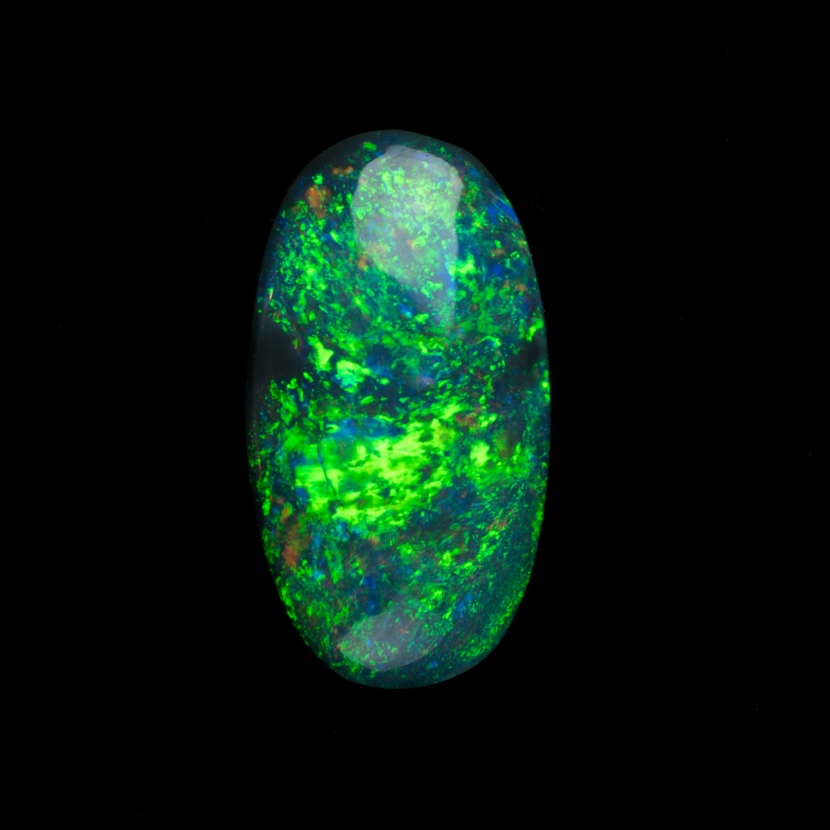 0.83ct Lighting Ridge Australian Solid Black Opal