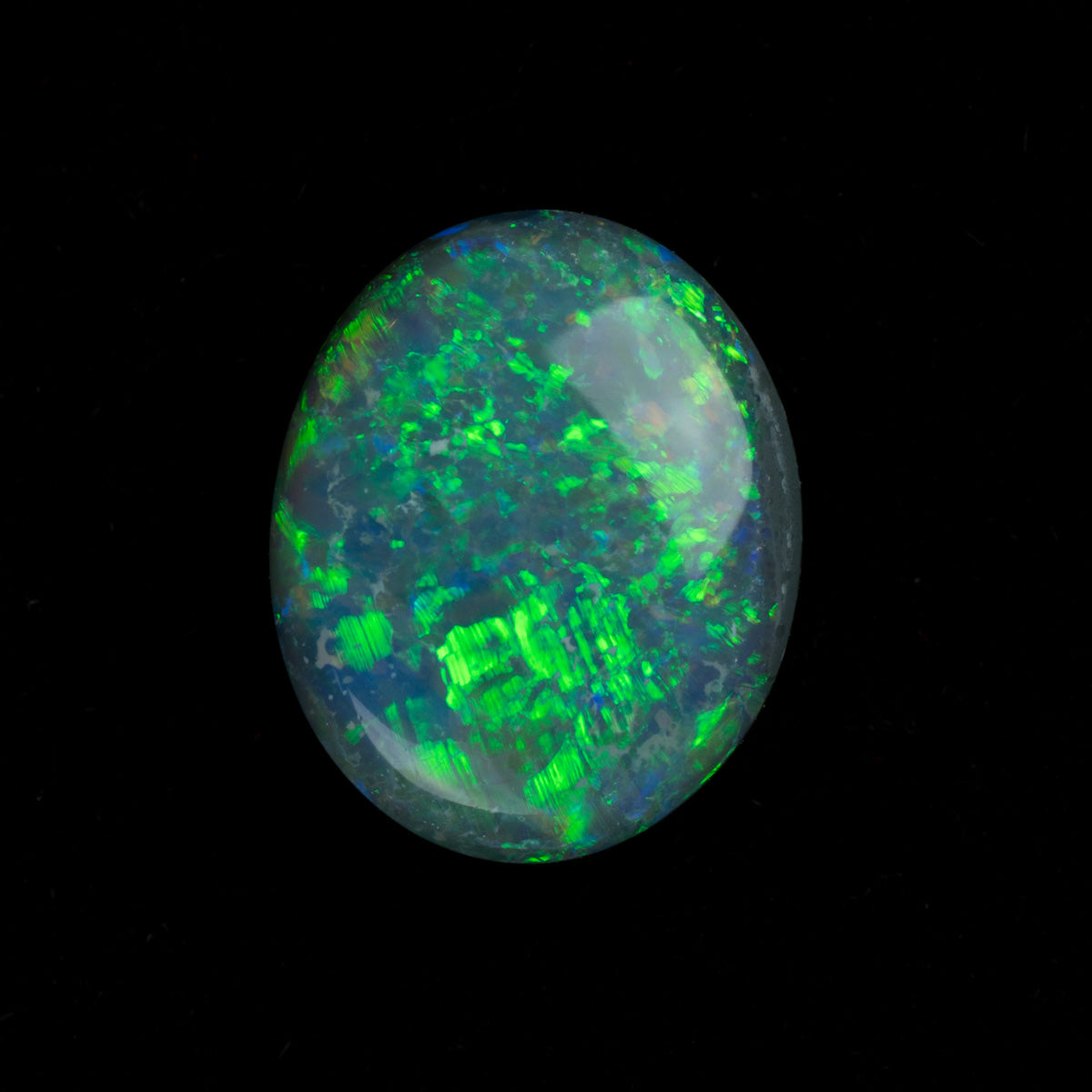 1.12ct Solid Green Australian Opal