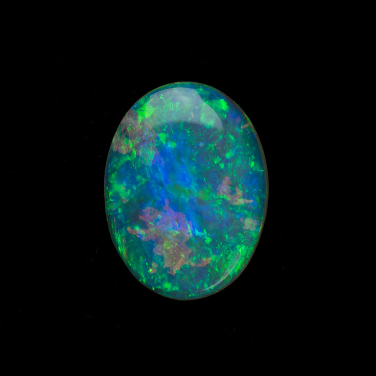 0.57ct Lighting Ridge Crystal Opal Green Flashes