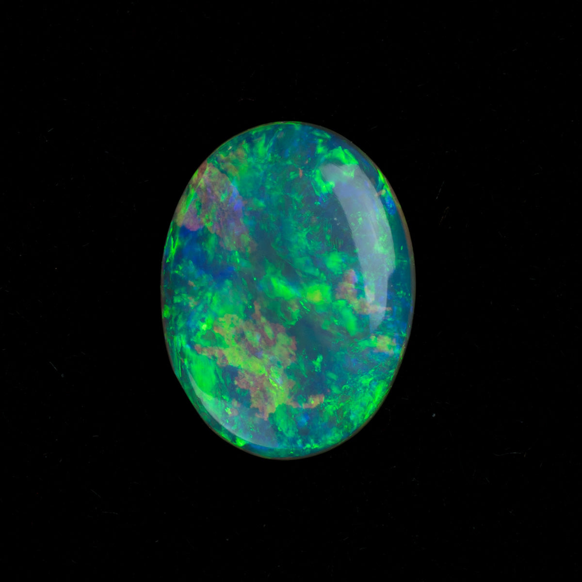 0.57ct Lighting Ridge Crystal Opal Green Flashes