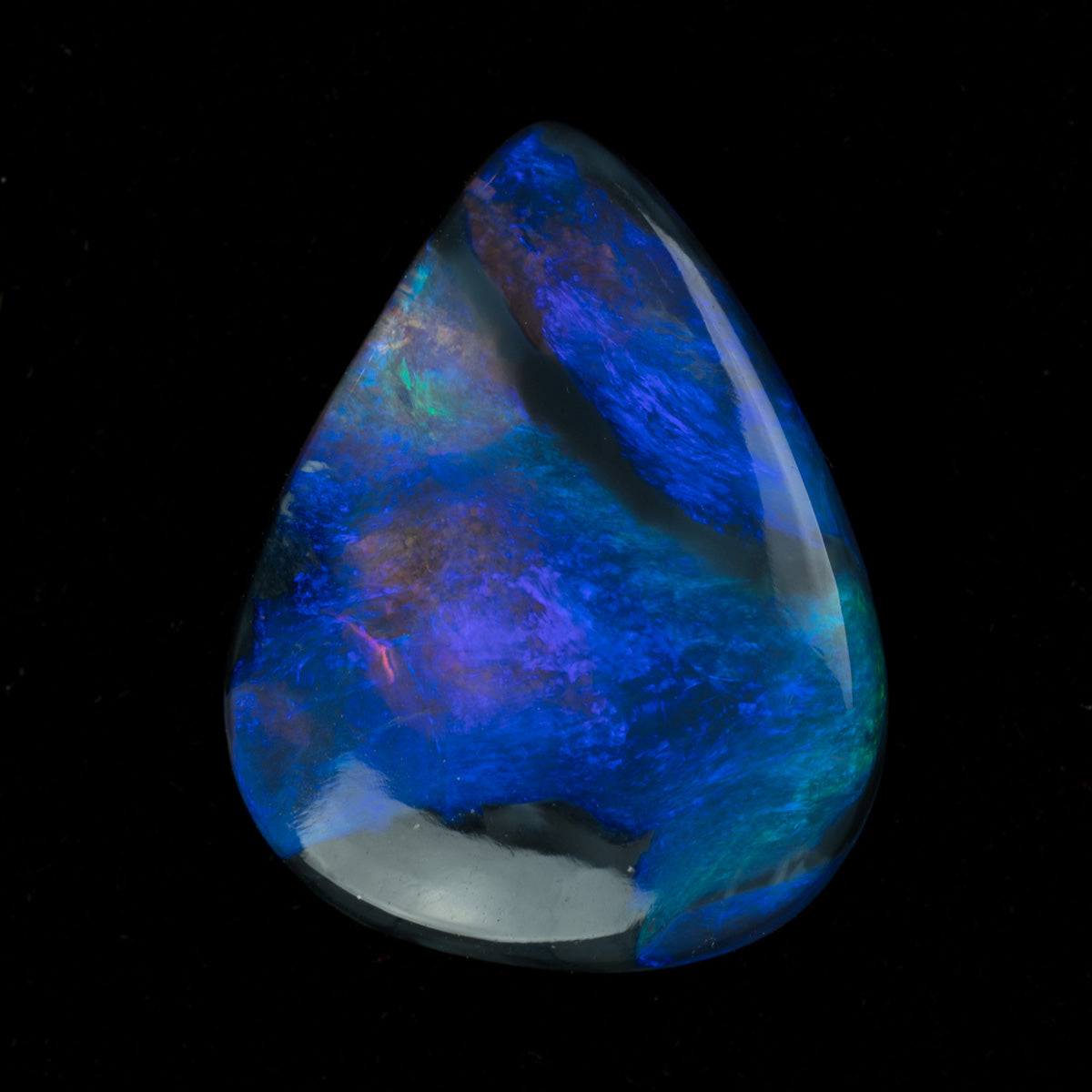 4.20ct Solid Precious Opal Pear Shaped Cabochon