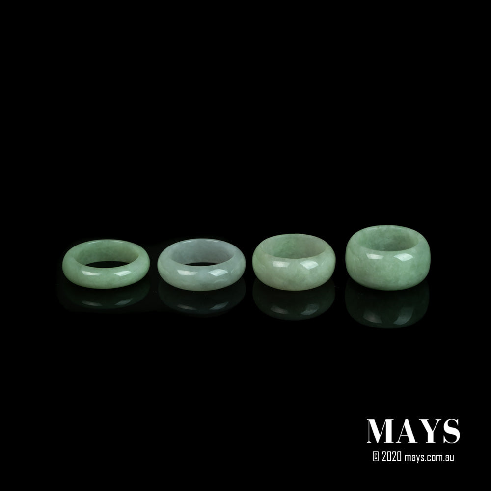 Tranquilliti Green Jadeite Jade Ring