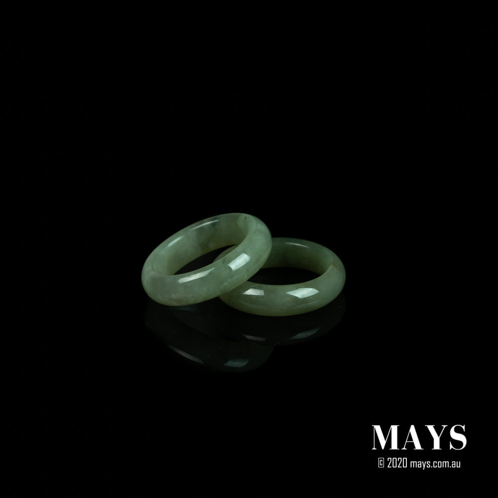 Tranquilliti Olive Jadeite Jade Ring