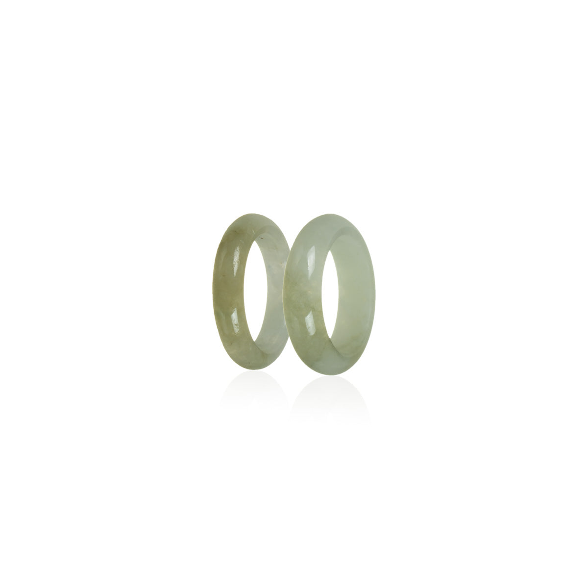 Ideali Olive Hua Jadeite Jade Ring