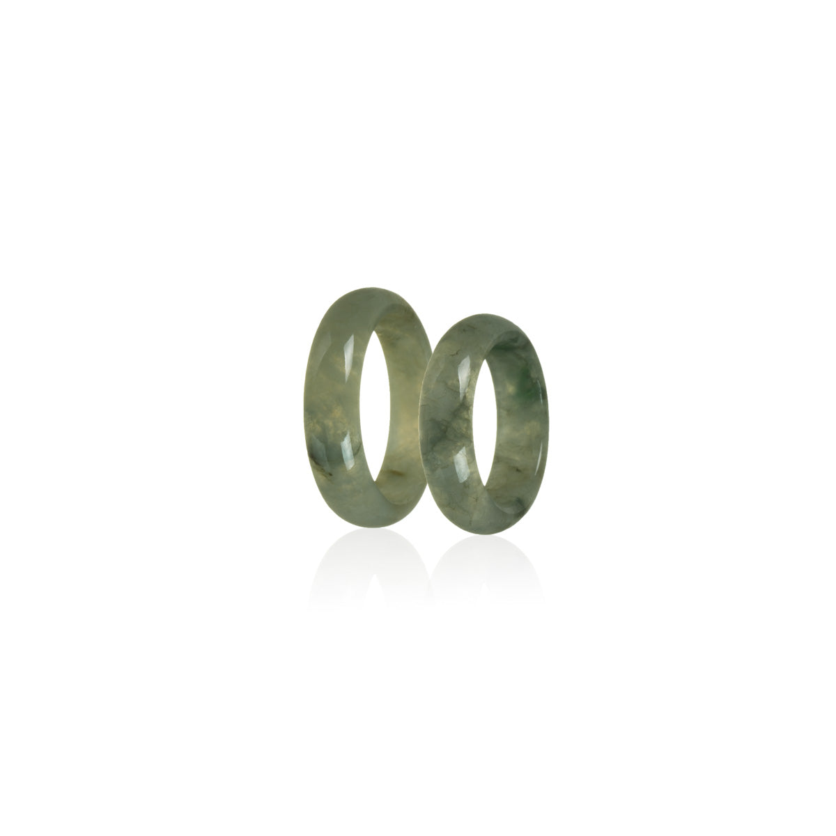 Ideali Deep Green Hua Jadeite Jade Ring