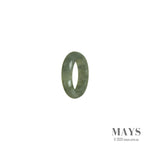 Loveli Deep Green Hua Jadeite Jade Ring