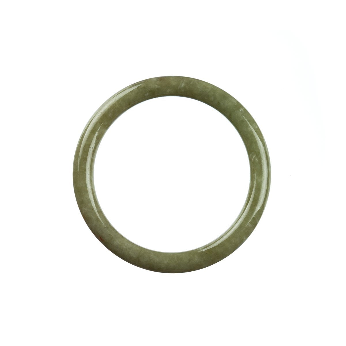 52mm Natural Burmese Jade Bangle - MAYS