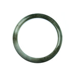 59mm Natural Burmese Jade Bangle - MAYS