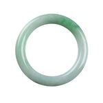 58mm Natural Burmese Jade Bangle - MAYS